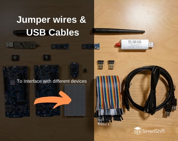 Jumper wires & USB cables
